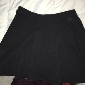 Black Forever 21 Skater Skirt